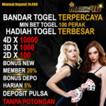 Link Situs Togel Online Deposit Via Dana, Gopay, Ovo, Linkaja | Bandar Togel 100 Perak Termurah | Situs Togel Online Resmi 4d 10 Juta terbesar | Agen Togel Online Hadiah Tebesar | Bo Situs Togel Deposit Pulsa Tanpa Potongan